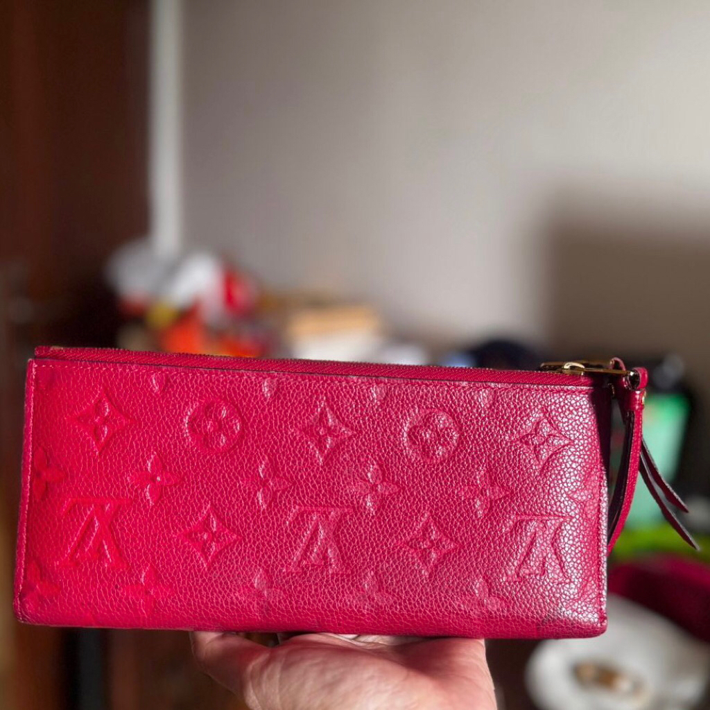 Preloved Dompet Louis Vuitton LV 100% Pink second