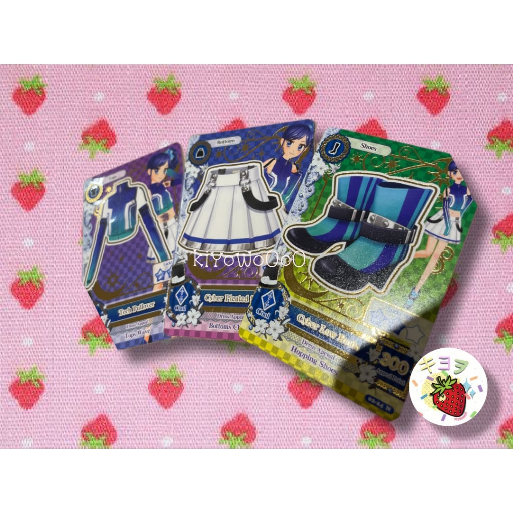Kartu Aikatsu Set Normal Card Cyber Aoi (No brand)
