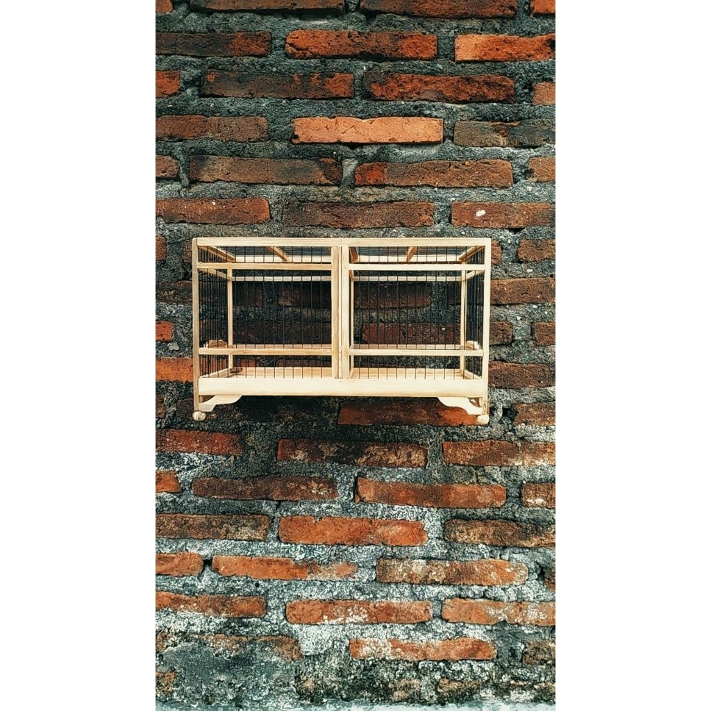 SANGKAR SEKAT RUJI FIBER ALL BURUNG KECIL