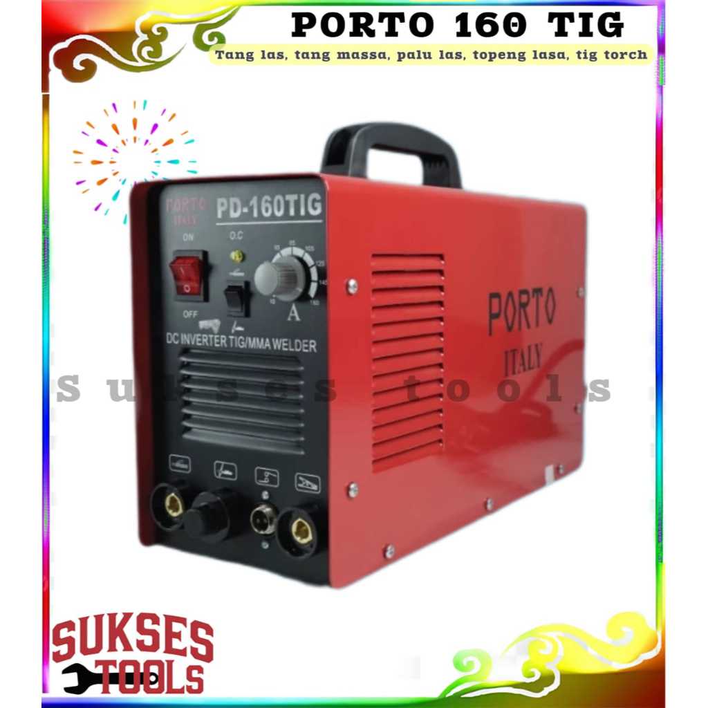 Mesin Las Stainless Stees Porto PD 160  TIG - Trafo Las Argon PD160 Tig