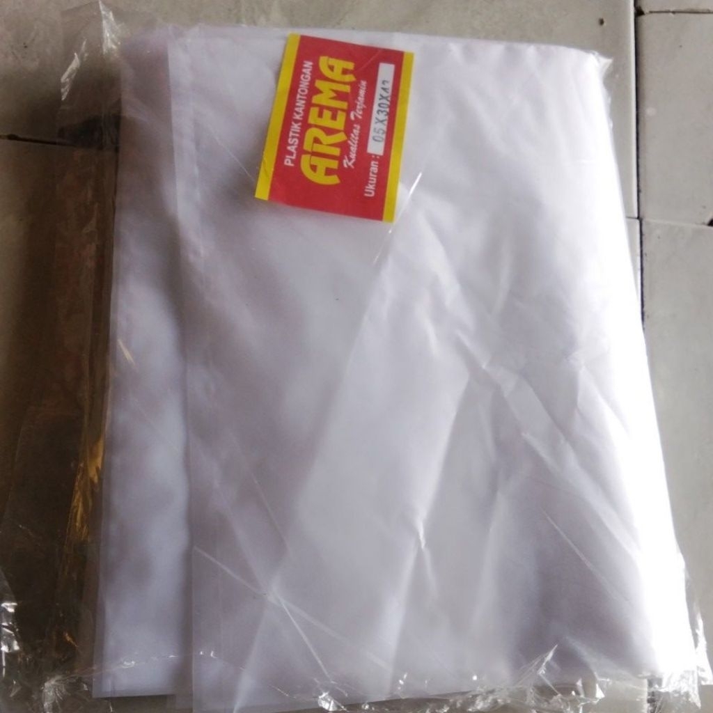 Plastik Beras 5Kg Polos HDPE - Tahan Lama, Aman, Bahan Tebal 5 Milimicron.