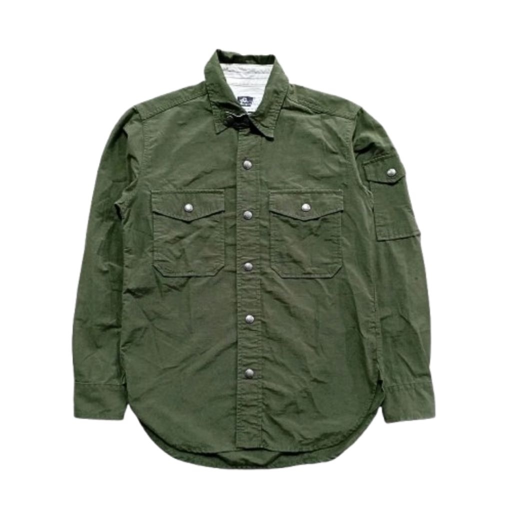 Workshirt / Kemeja Engineered Garments Military Shirt Men Women Outer