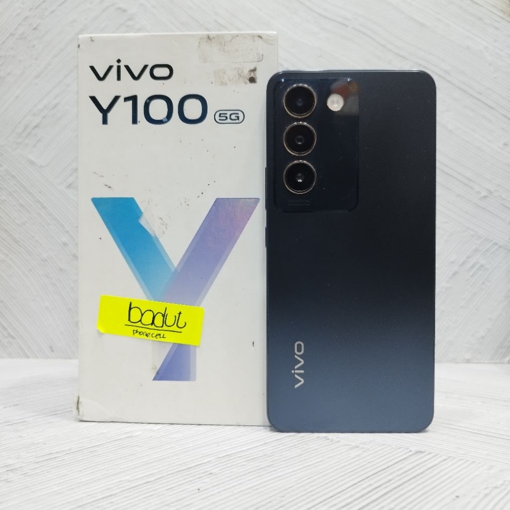 VIVO Y100 5G 8/256GB HANDPHONE SECOND BEKAS FULLSET