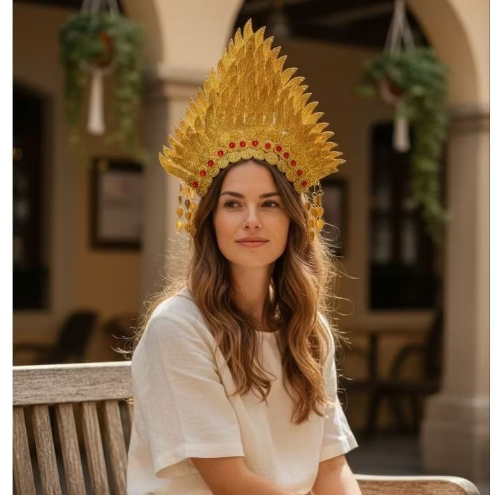 Mahkota Bali / Mahkota Adat Bali / Sunting Bali / Tari Pendet / Mahkota Pendet