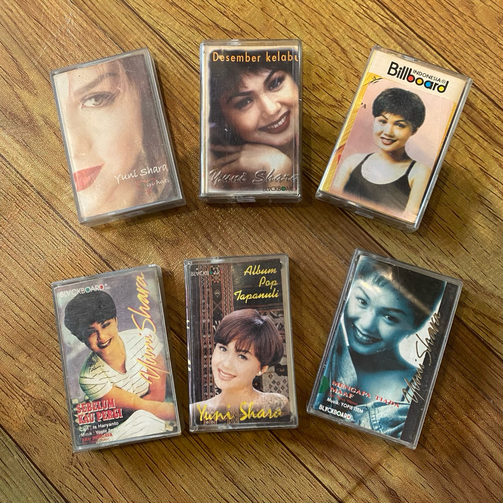 KUMPULAN KASET PITA THE BEST OF YUNI SHARA - Indonesia Billboard - Sepi