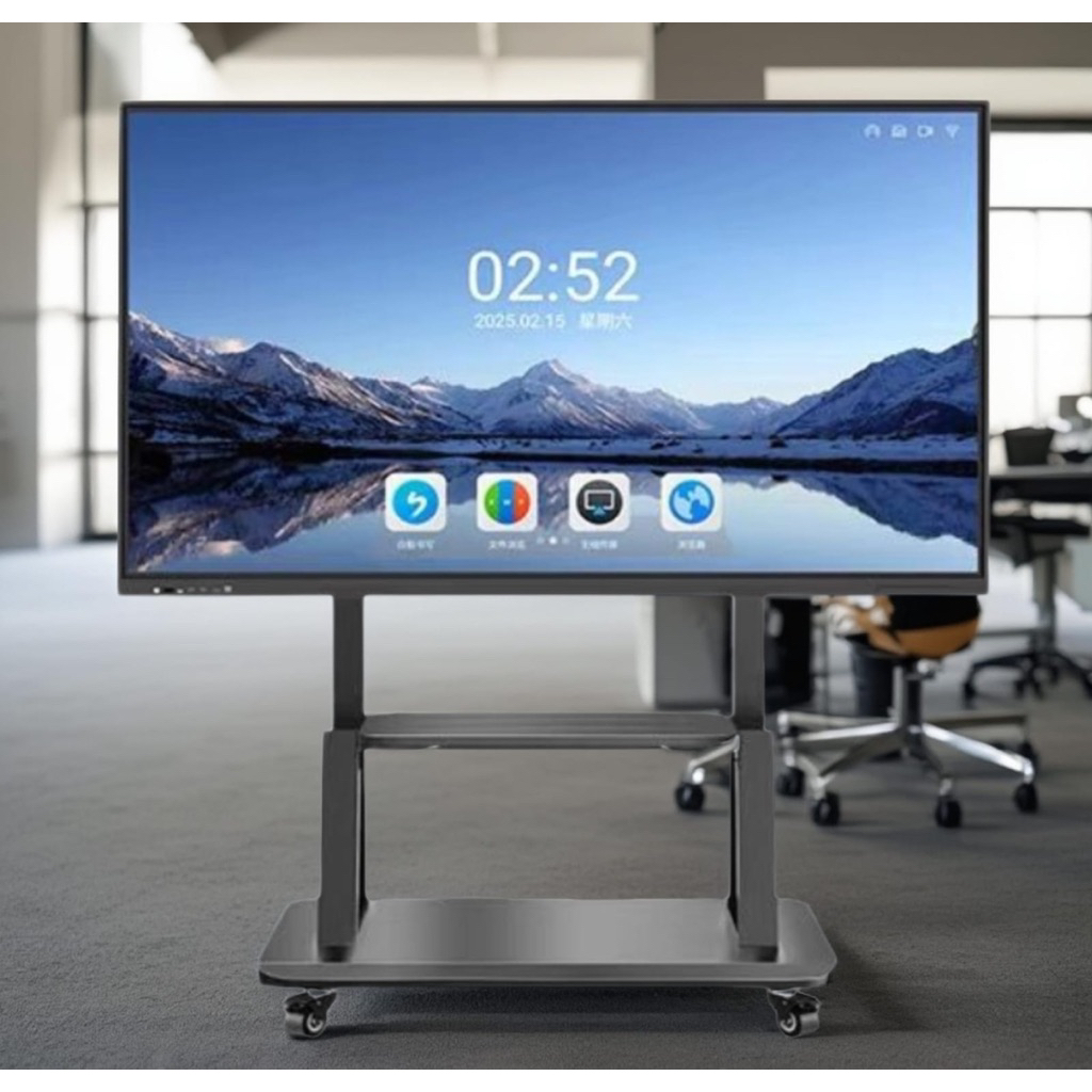 interactive Smartboard 75 inch 4K touchscreen dual OS android/windows