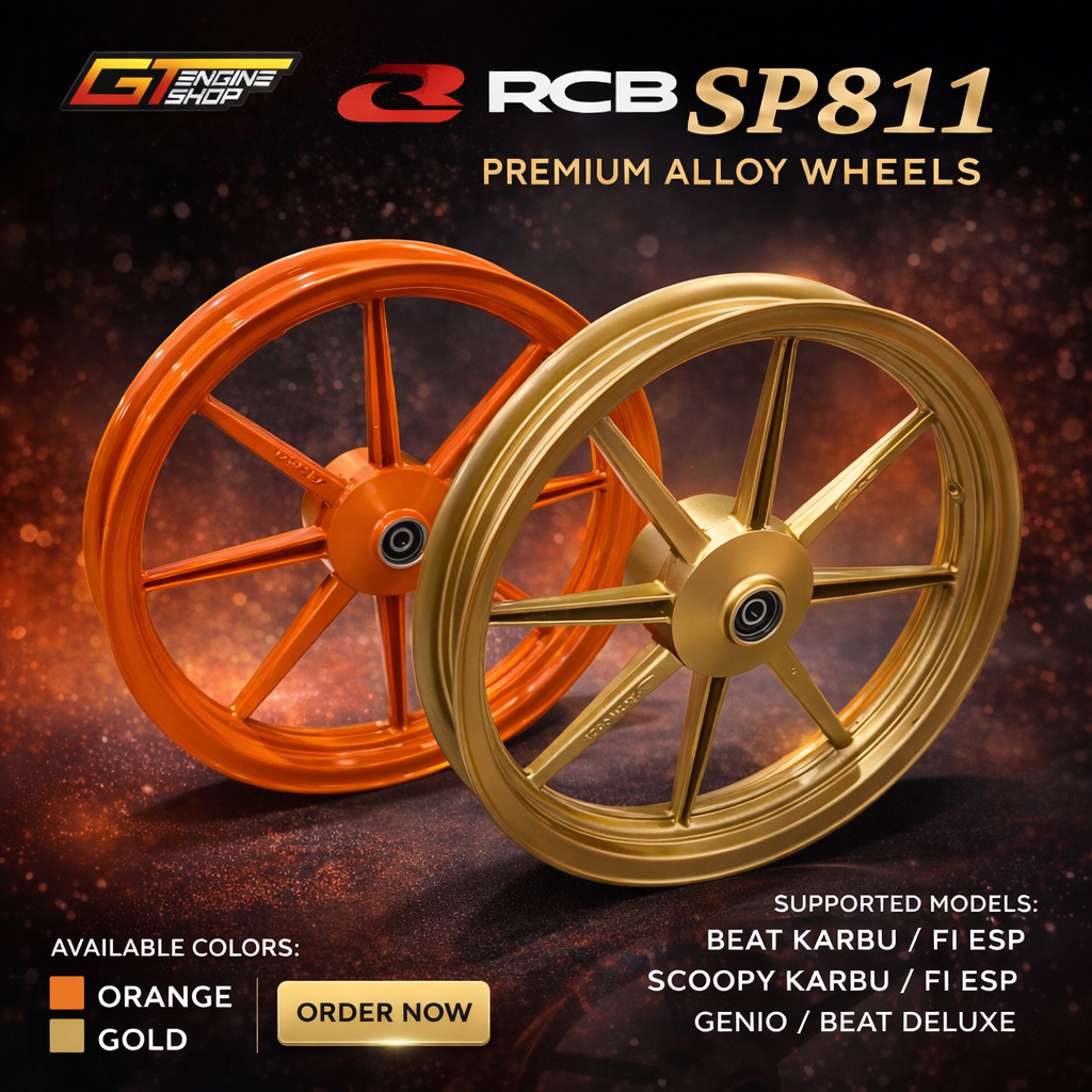 VELG RCB SP811 BEAT SCOOPY GENIO VELG RCB PALANG 8 P8 BEAT SCOOPY GENIO BEAT DELUXE RING 14 ORIGINAL
