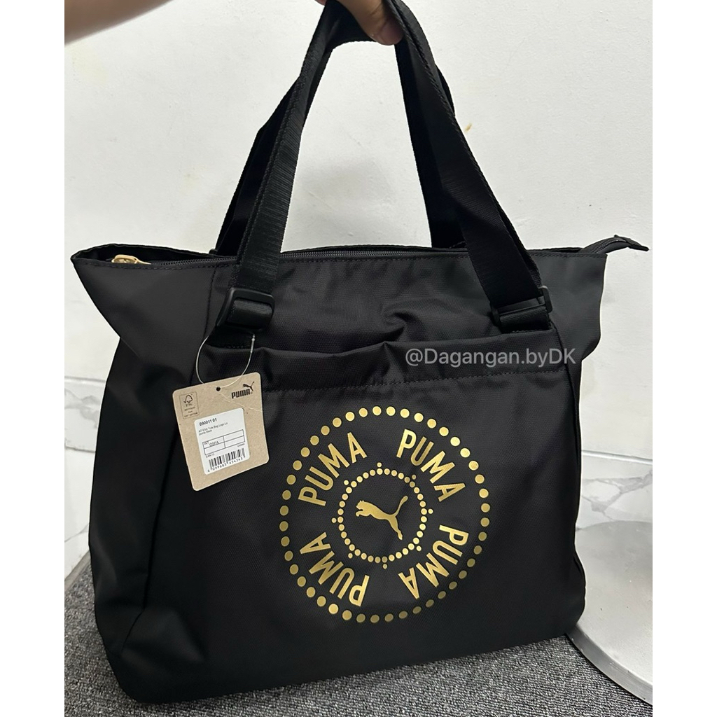 Tas Tote Bag Puma Gym Original 100% Black