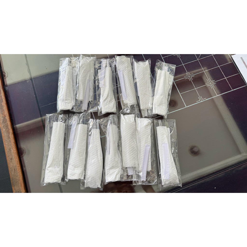 sendok garpu plastik higienis sekali pakai