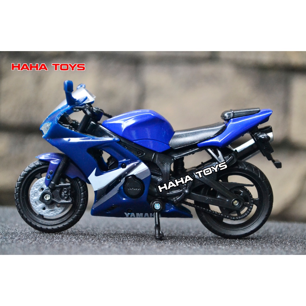 Diecast Miniatur Motor Newray Yamaha YZF-R6 Skala 1:18