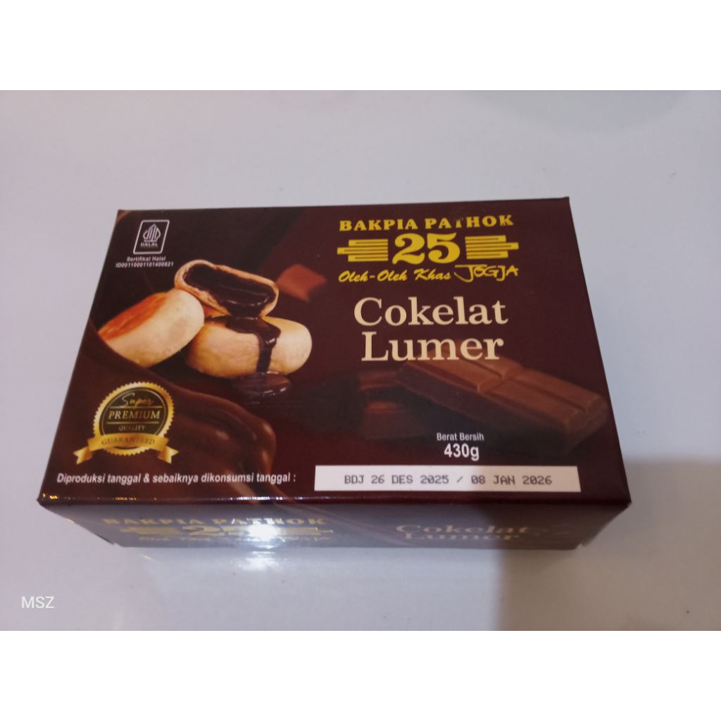 Bakpia Pathok 25 rasa coklat lumer