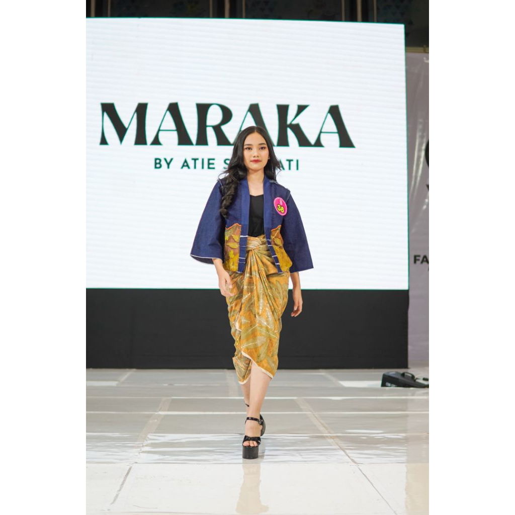 MARAKA | Rompi, outer, cardi ecoprint