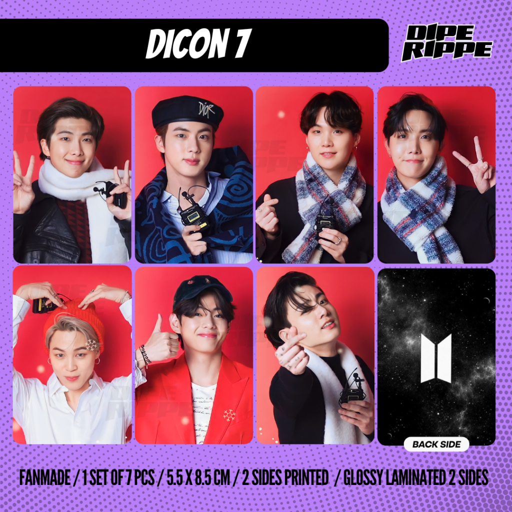 BTS - [1SET ISI 7PCS] BANGTAN DICON MAGAZINE 2020