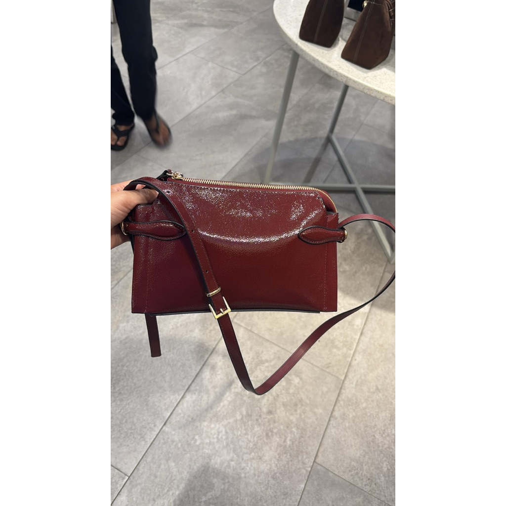 tas hnm Tas selempamg hnm maroon sling bag HNM original