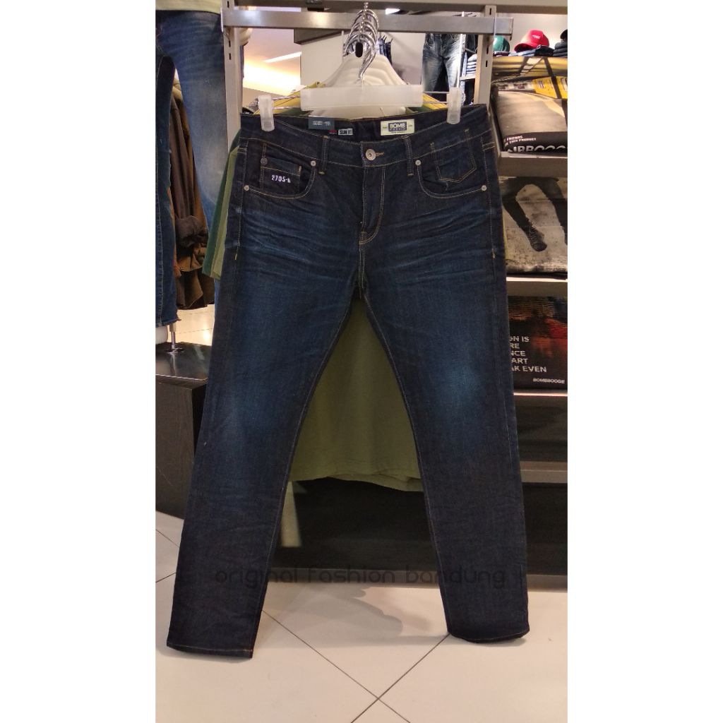 BOMBBOOGIE - SLIM FIT | Celana Denim Pria Bombboogie Original
