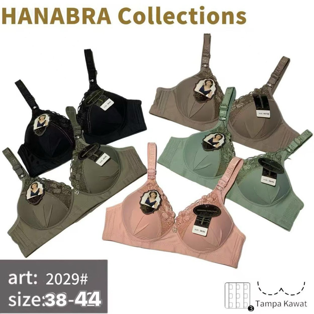 Bra Busa Hanabra Renda / Bh Hanabra Busa Tanpa Kawat Murah Jumbo