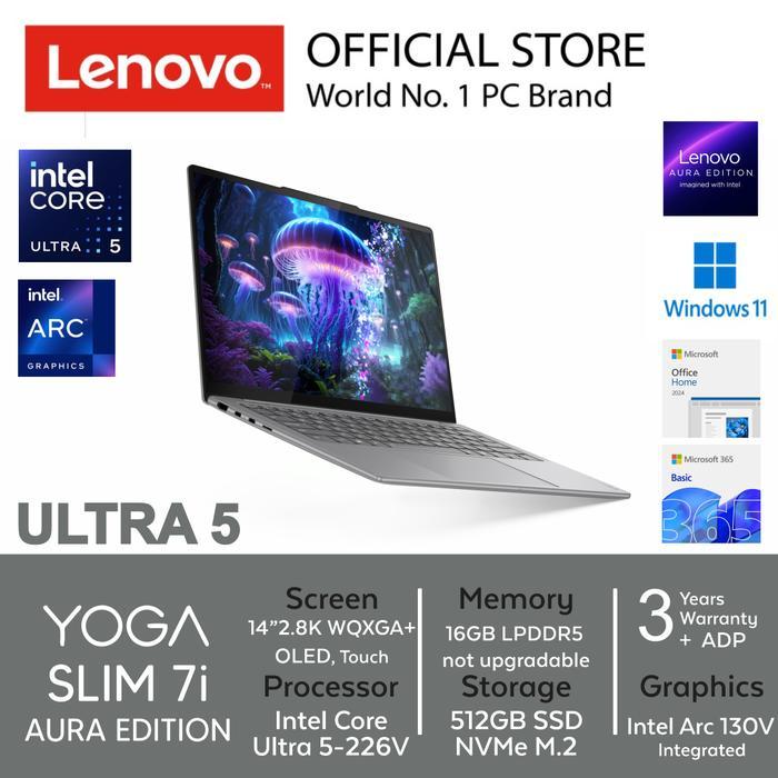 Lenovo Yoga Slim 7i 14ILL10 (6CID) Aura Edition Intel Core Ultra 5 226V Integrated Intel Arc Graphic