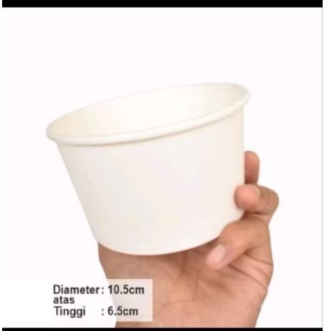 paperbowl 19 oz putih / polos