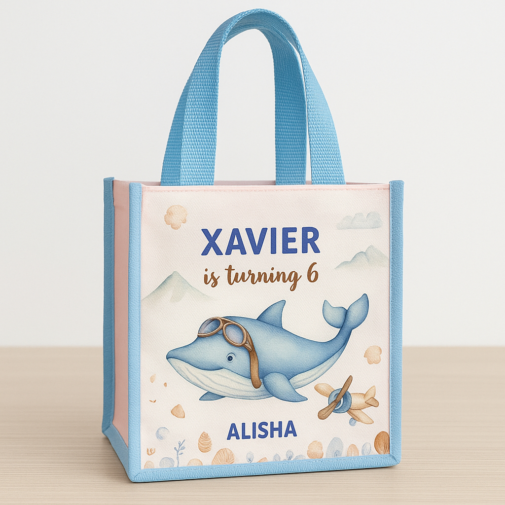 PROMO TAS ULTAH MURAH ERICA BAG (LAPIS SPUNBOND) / TAS CUSTOM SOUVENIR ULANG TAHUN ANAK I TAS ULTAH 