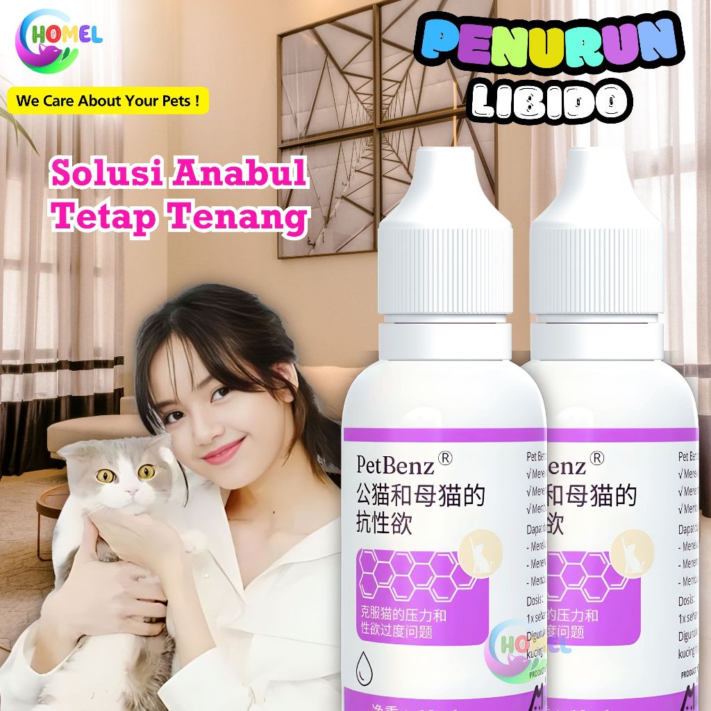 PET BENZ Solusi Menekan Libido Kucing Anjing dan Membuat Hewan Lebih Tenang CHOMEL