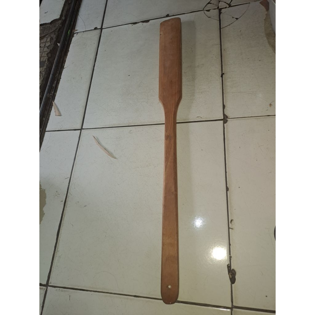 spatula kayu-pengaduk dodol-sodet kayu bubur 78 cm
