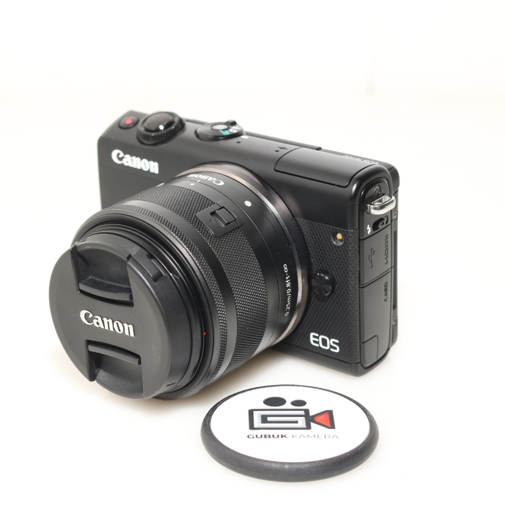[GUBUK KAMERA] READY STOCK| KAMERA CANON M100 KIT 15-45MM IS STM (SECOND) NORMAL MULUS MURAH