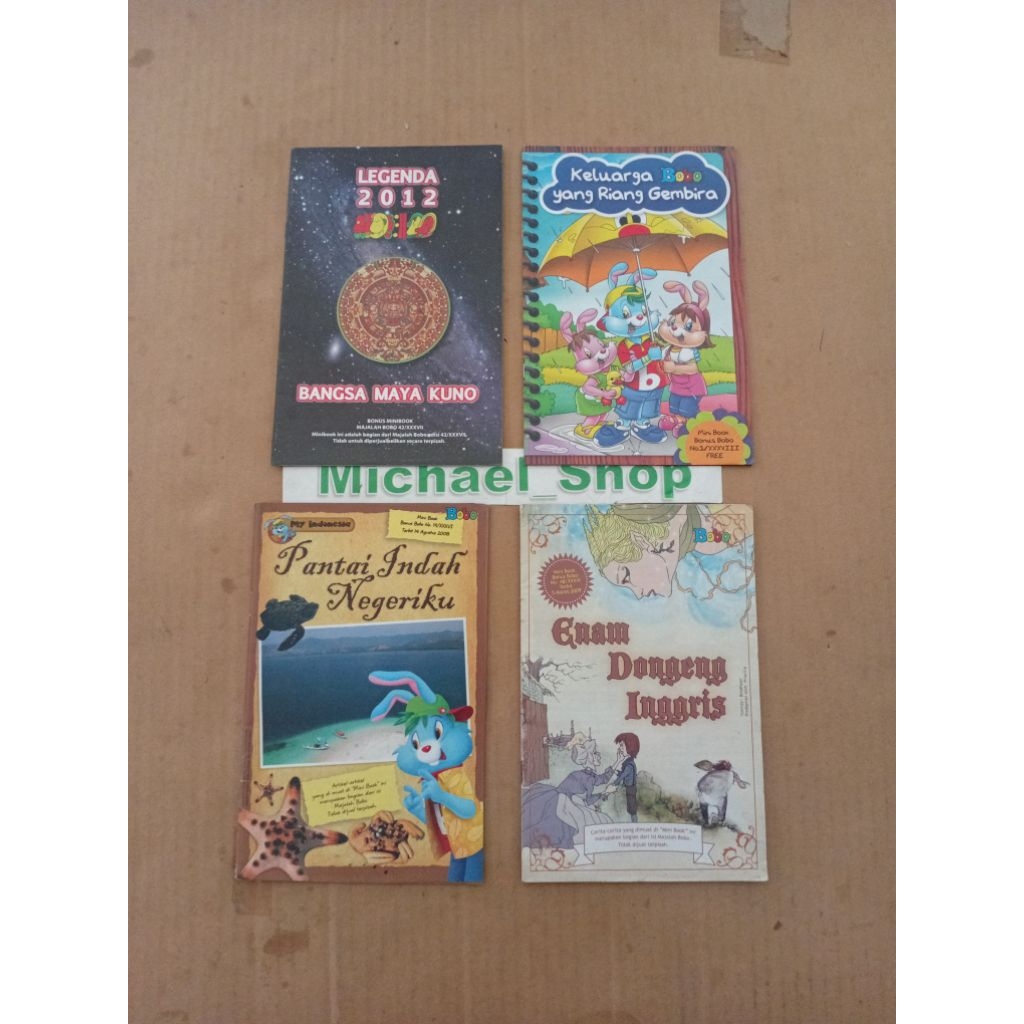 SET 4 Buku Legenda 2012 bangsa maya kuno Pantai Indah Negeriku  Keluarga yang riang gembira Enam Don