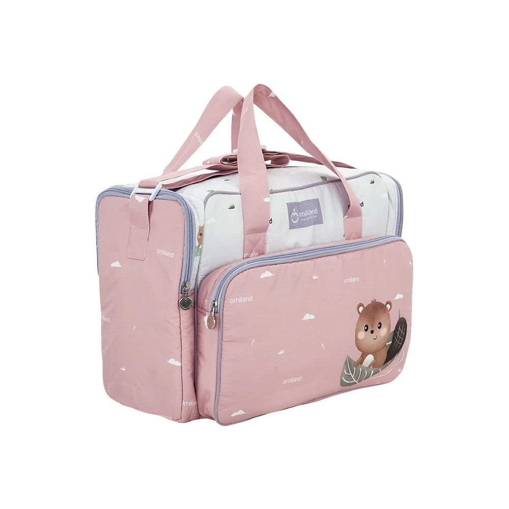 TEBUS MURAH Tas Bayi Besar Omiland Otter Series | Ukuran Besar Warna Pink