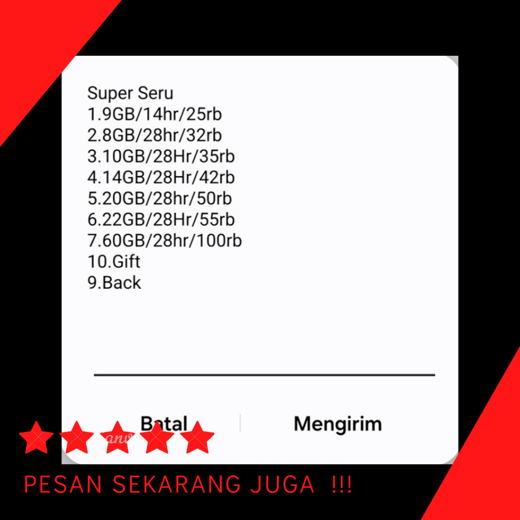 KARTU PERDANA SAKTI COMBO SUPER SERU / SIMPATI SUPER SERU 11 DIGIT TERMURAH