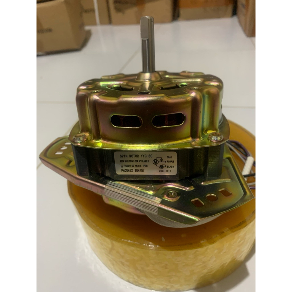 Dinamo Pengering Mesin Cuci Sharp 7kg-12kg YYG-80 Original