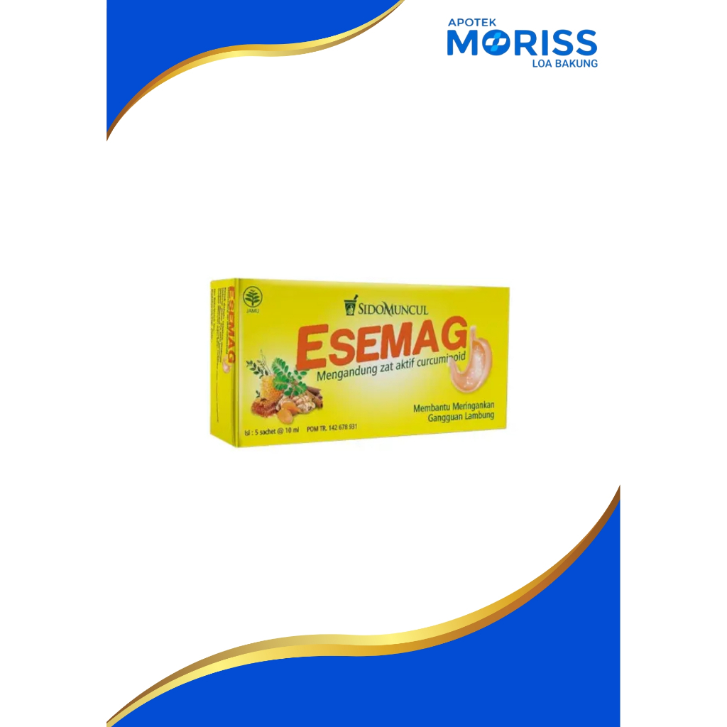 Esemag 10 ml 5 Sachet obat herbal maag