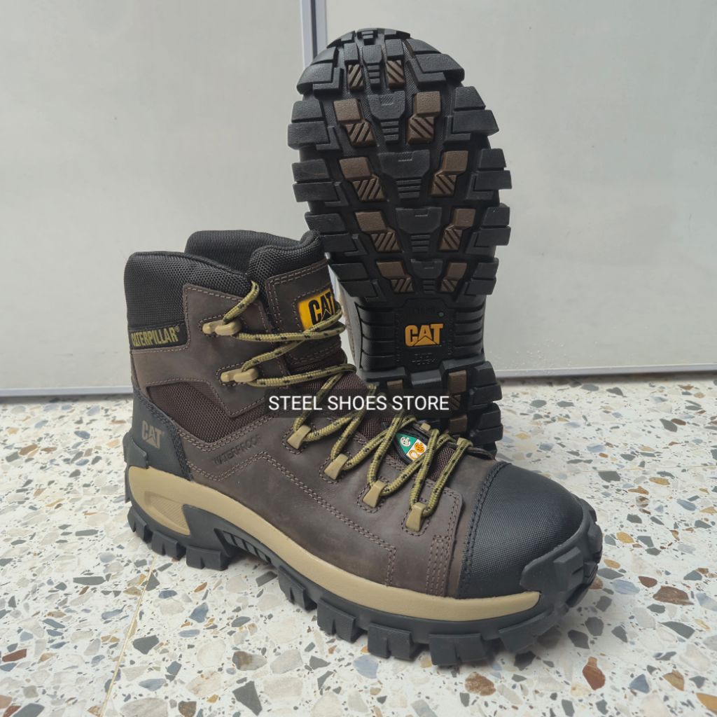 Caterpillar Men's Invader Hiker Waterproof Composite Toe Work Boot Original