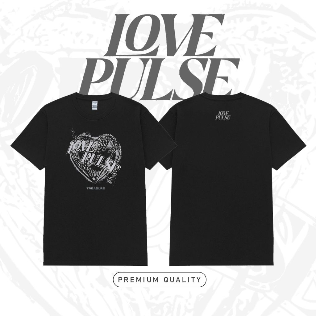 Dearyou - Kaos Kpop Treasure Love Pulse | Baju Kpop Treasure | Premium Tshirt Cotton combed 24s