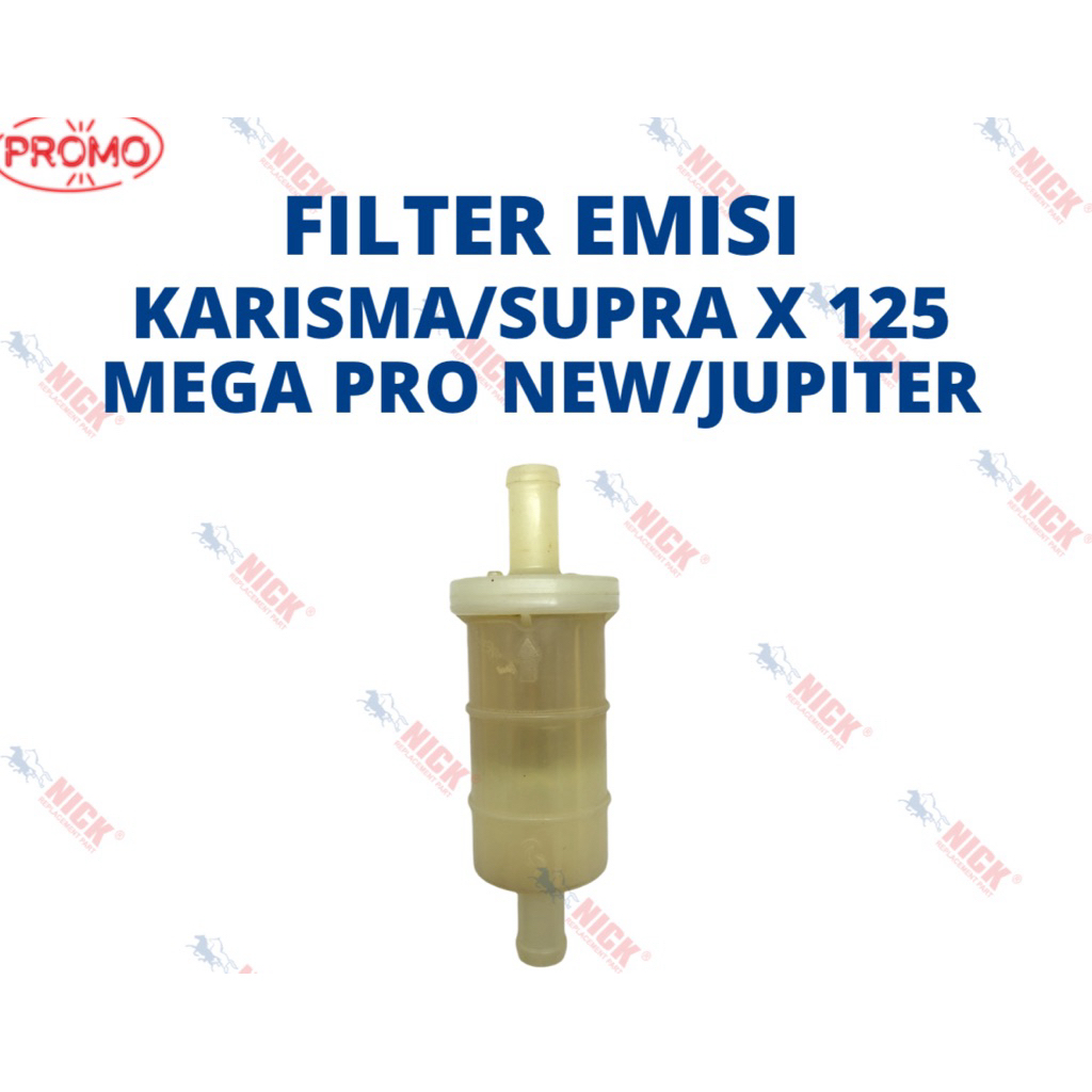 FILTER EMISI KARISMA/SUPRA X 125/MEGA PRO NEW/JUPITER NICK PARTS