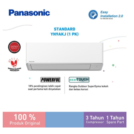 AC Panasonic CS-CU YN9AKJ 1 PK + Pasang & Material 1PK (Depok dan sekitarnya)