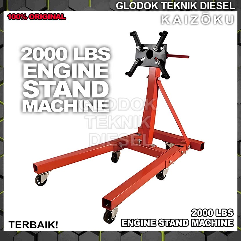 Kaizoku Engine Stand 1250 LBS 2000 LBS Fix Type Car Service 1250lbs 2000lbs Alat Dudukan Service Mes