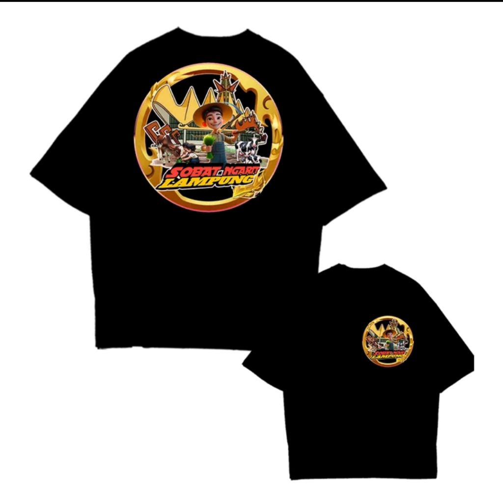 kaos sobat garit lampung Distro Unisex Panjang pendek  Baju Katun Atasan Oblong Nyaman Wanita Polos 