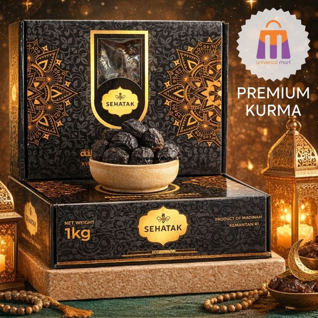 Sehatak Kurma Ajwa 1kg Kurma Premium