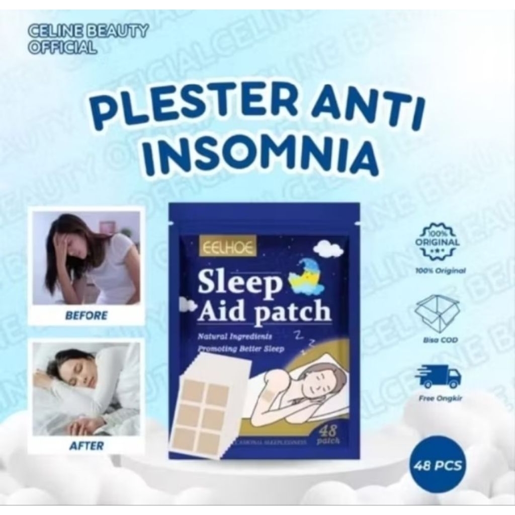 EELHOE Sleep Aid Patch 48 patchesGood Night Sleep patch obat tidur