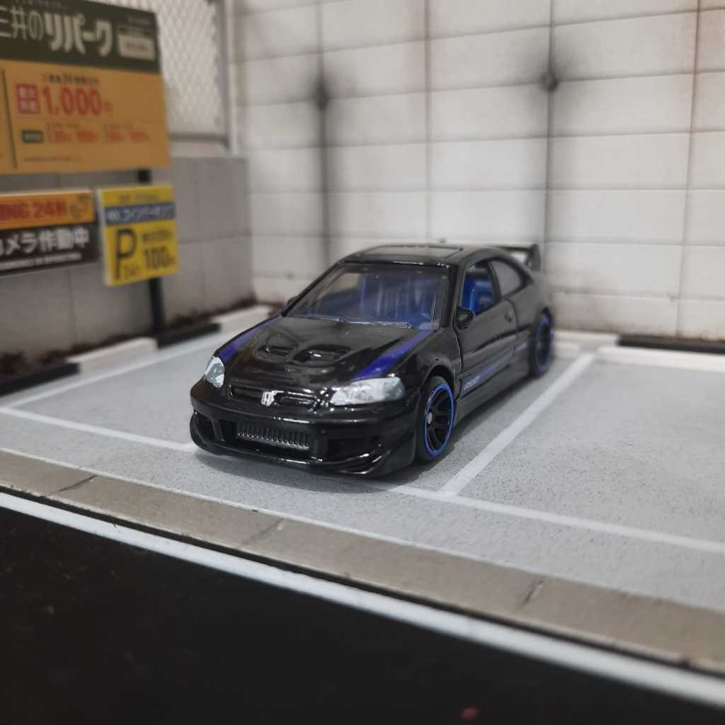 HOTWHEELS HONDA CIVIC SI GRY27 HITAM BIRU MULUS