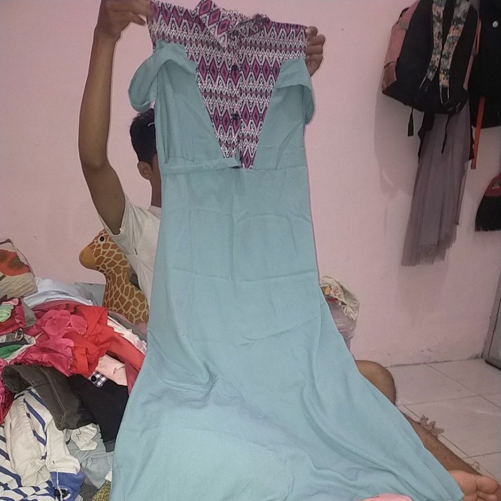 PL DRESS PRINCESS WARNA TOSCA