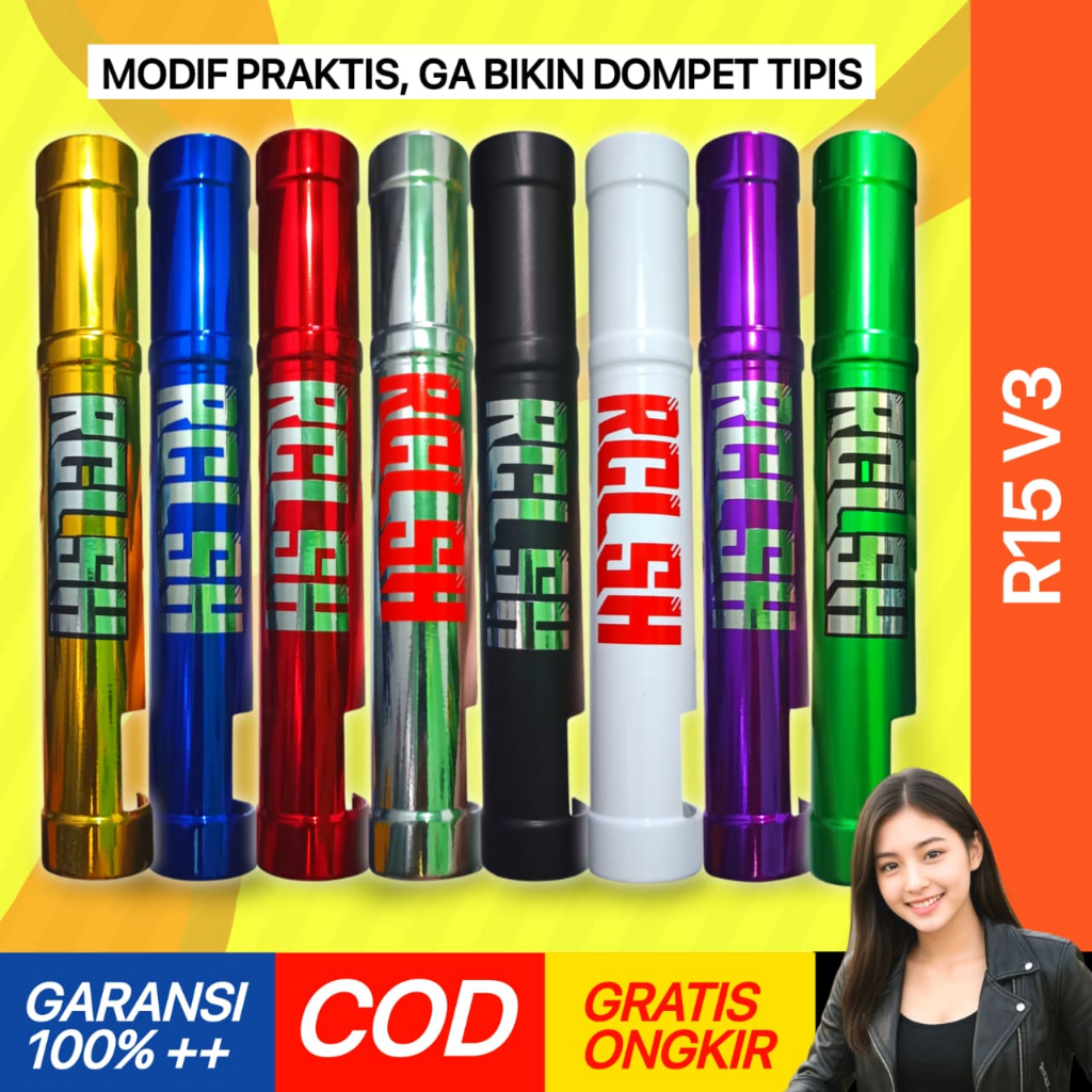 Shopizen Cover Shock Sok Skok Depan R15 V3 R15V3 Atas Bawah