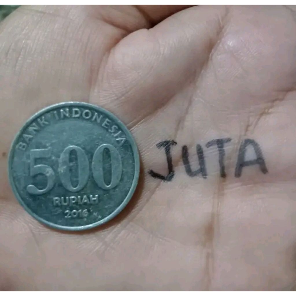 Koin Kuno Indonesia 1971 - 10 Rupiah Kancing, Kondisi Bekas, Cocok untuk Koleksi