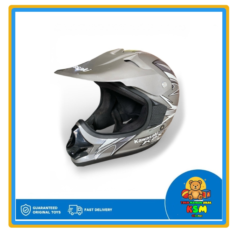 Helm Trail Kawasaki KLX150 S Full Face Motocross