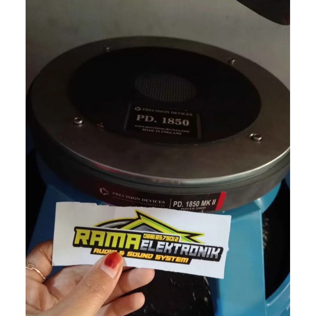 Speaker Komponen PD1850 18 Inch Voice Coil 5 Inch, Daya Tahan Hingga 2000 Watt