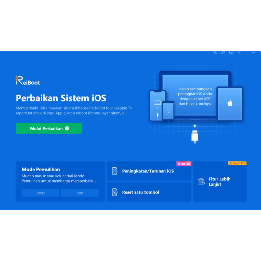 Tenorshare ReiBoot Pro iP 11, X, XS, XS Max Stuck in Recovery Mode Fix it with ReiBoot - 1000 device