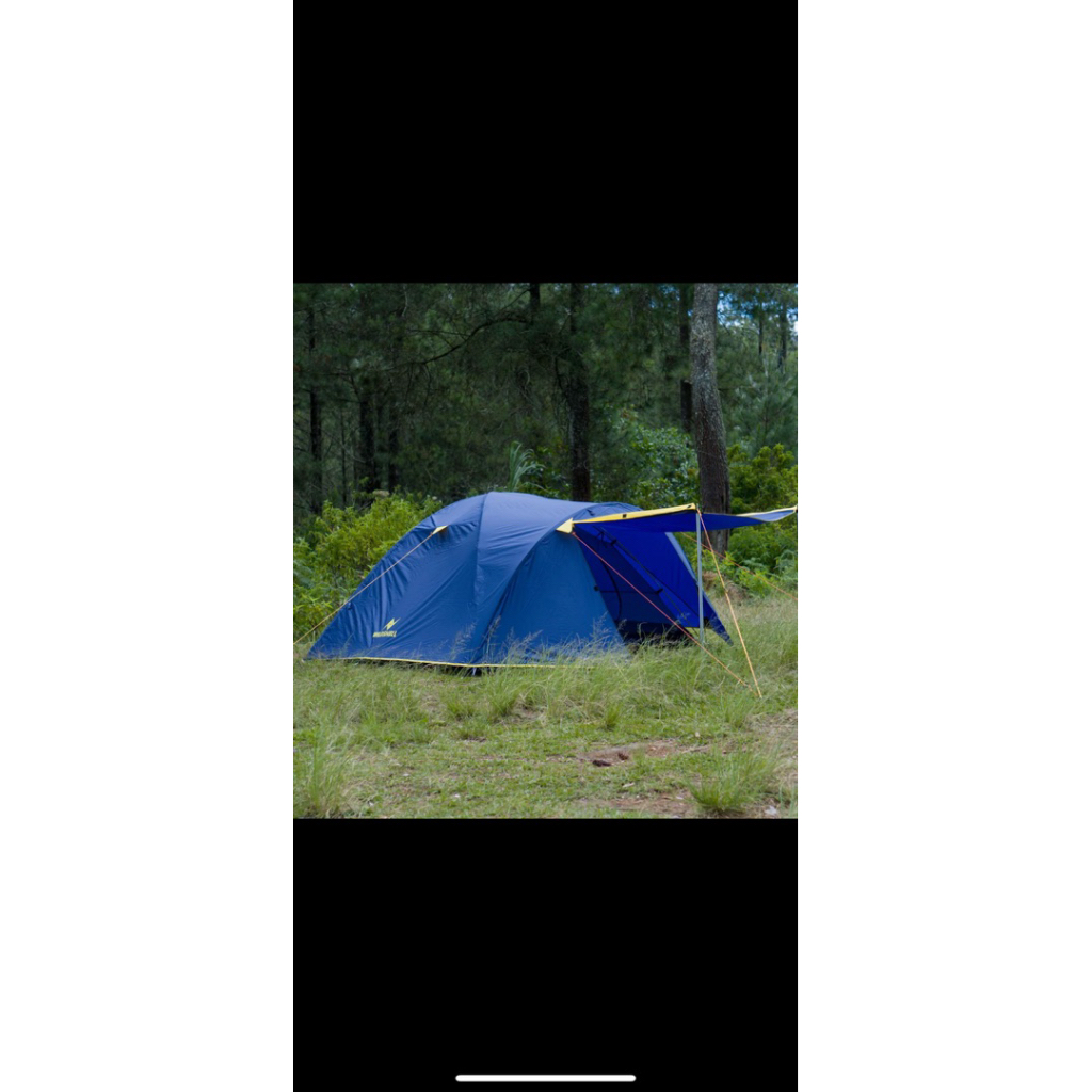 Tenda Camping Keluarga WILDSHELL Jayadipa 4P - Kapasitas 4 Orang, Double Layer, Anti Angin
