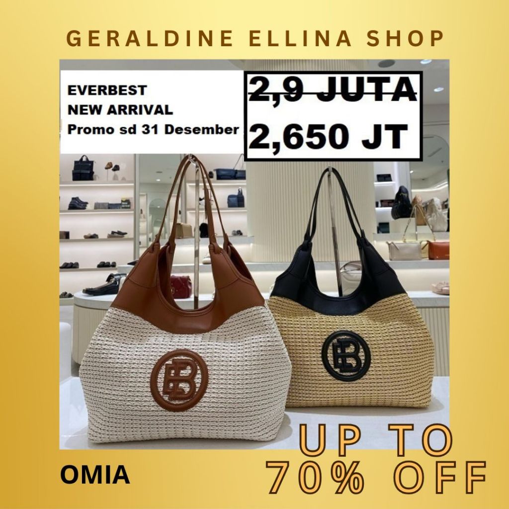 Tas selempang wanita EVERBEST shoulder bag original SALE seri OMIA