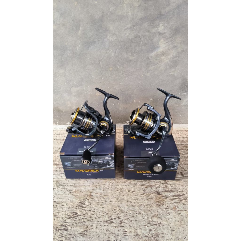 REEL PANCING IKAN SPINNING GO STRIKE MAVERICK SW 4000