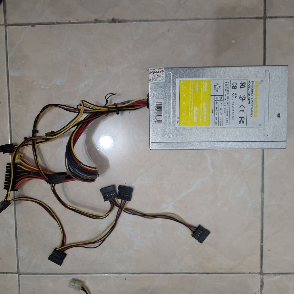 Power Supply PSU rusak Simbadda